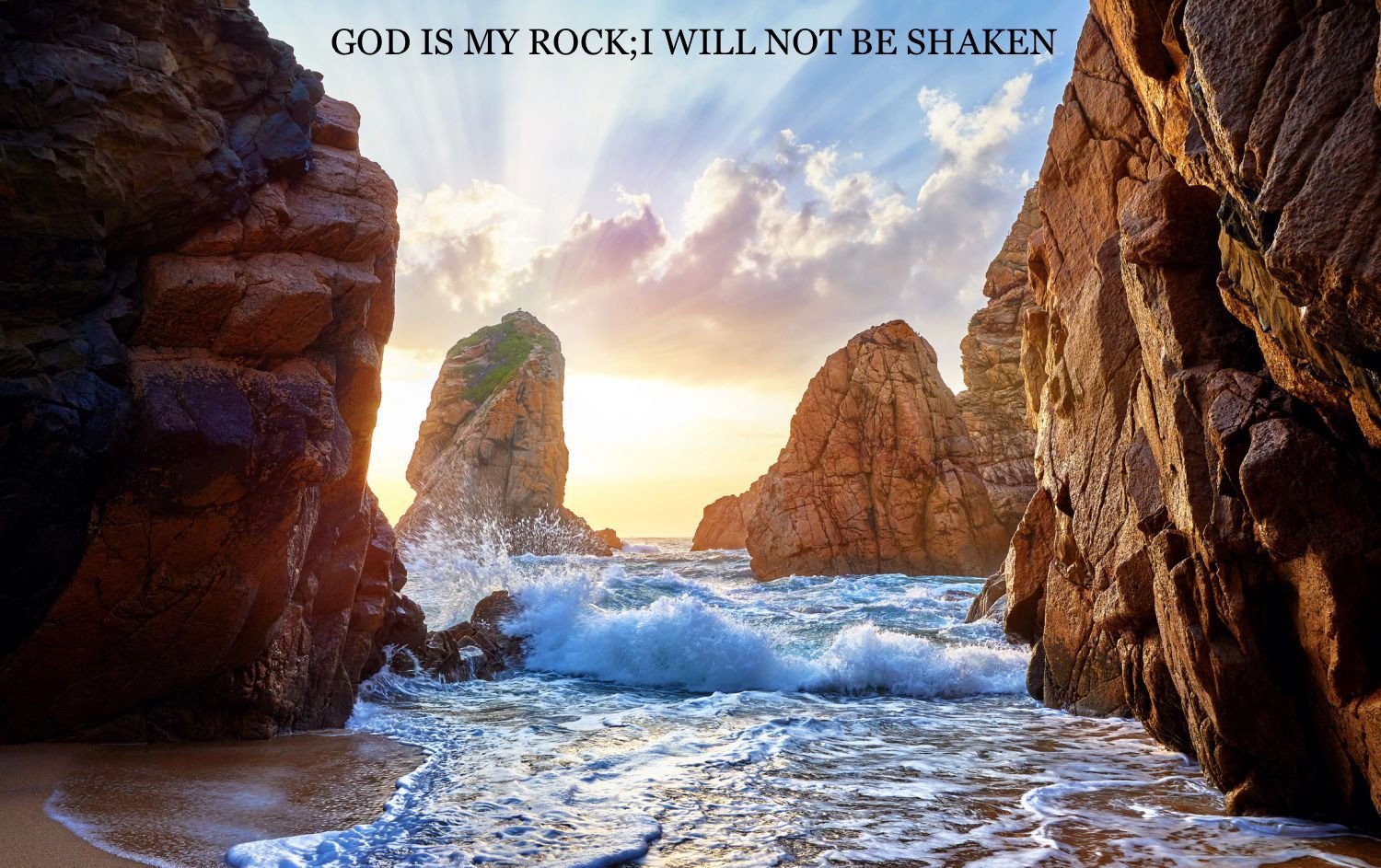 God Rock Protection God is my rock;I will not be shaken - Jesus Anoints Ministries